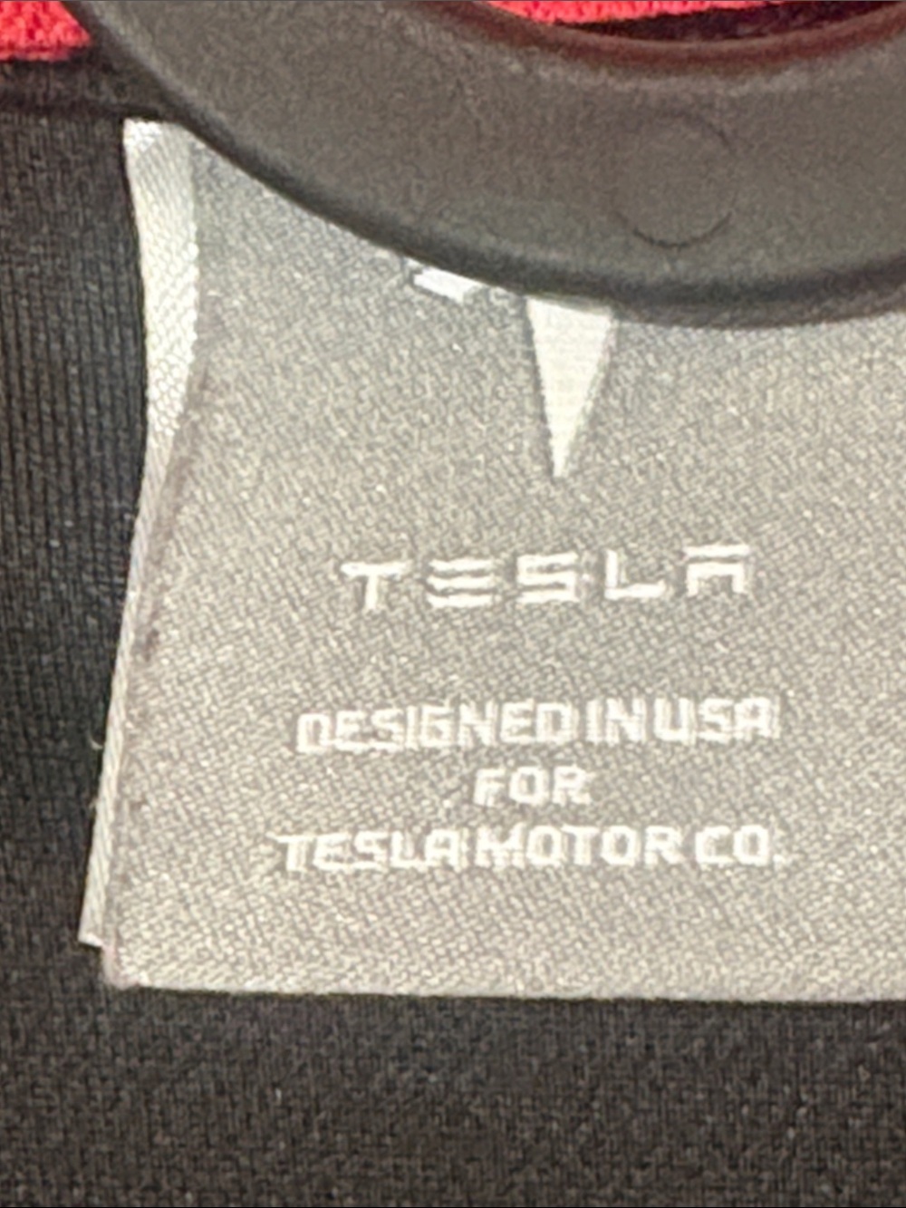Tesla Black Polo with White Logo - Picture 4 of 5